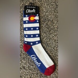 NWT Aksels Colorado 4th of July Socks, Men’s OSFM